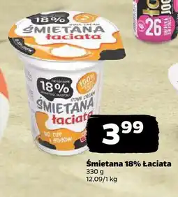 Netto Śmietana 18% Łaciata oferta