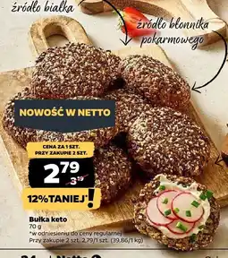 Netto Bułka keto Netto oferta