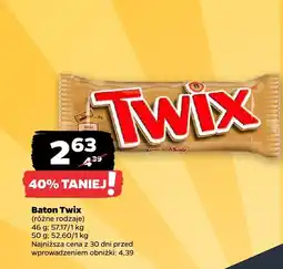 Netto Baton Twix różne rodzaje oferta