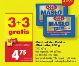 Biedronka Masło ekstra Polskie Mlekovita oferta