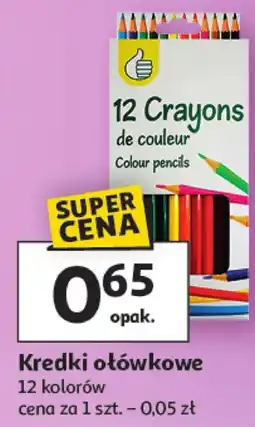 Auchan Kredki ołówkowe Crayons oferta