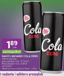Stokrotka Express Napój mio&rio cola zero oferta