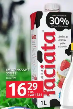 Selgros Łaciate śmietanka uht 30% oferta
