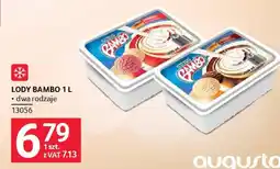 Selgros Augusto lody bambo oferta