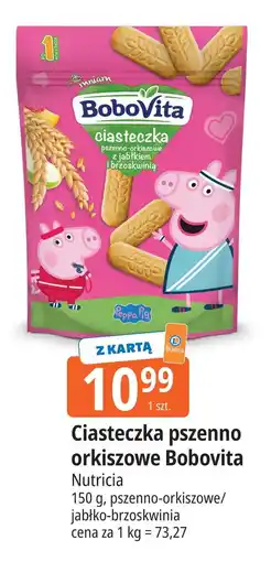 E.Leclerc Ciastka pszenno-orkiszowe peppa pig Bobovita oferta