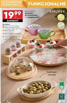 Biedronka Zestaw 3 przyprawników na stojaku 20 x 10.5 cm Smukee Kitchen oferta