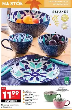 Biedronka Talerz z tłoczeniem 20 cm Smukee oferta