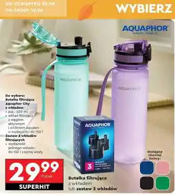 Biedronka Wkłady filtrujące city Aquaphor oferta