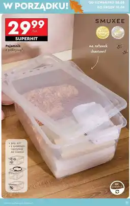 Biedronka Pojemnik z pokrywką 4.3 l Smukee oferta