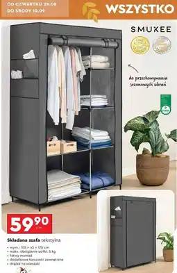 Biedronka Szafka tekstylna 105 x 45 170 cm Smukee oferta