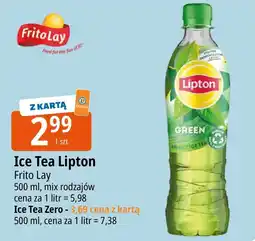 E.Leclerc Herbata mrożona zero Lipton Green Ice Tea oferta