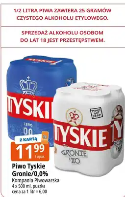 E.Leclerc Piwo Tyskie 0.0% oferta