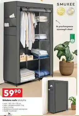 Biedronka Składana szafa tekstylna oferta