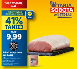 Lidl Schab wieprzowy bez kości 1 kg Rzeźnik oferta