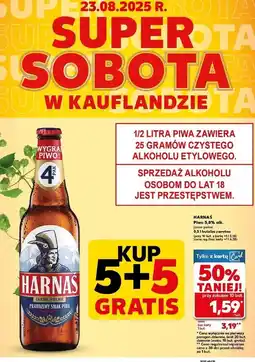 Kaufland Piwo Harnaś Jasne Pełne oferta