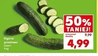 Kaufland Ogórek gruntowy oferta