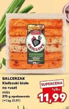 Kaufland Kiełbaski na ruszt w przyprawach Balcerzak Grillove oferta
