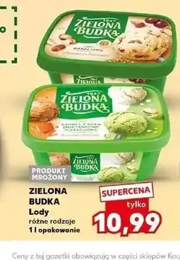 Kaufland Lody karmel z solą, śmietankowe, pistacjowe Zielona Budka oferta