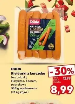 Kaufland Kiełbaski bez osłonki paprykowe Silesia Duda oferta