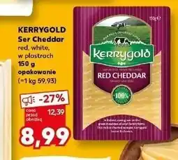 Kaufland Ser cheddar white Kerrygold oferta