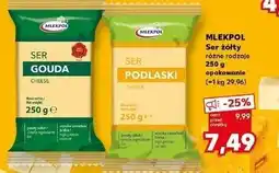 Kaufland Ser gouda - kawałek Mlekpol oferta