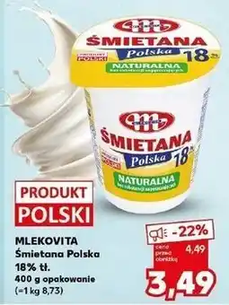 Kaufland Śmietana 18% Mlekovita oferta