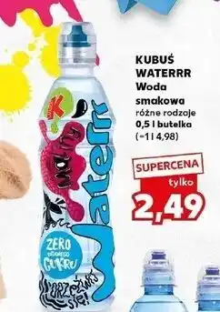 Kaufland Woda malinowa Kubuś Waterrr oferta