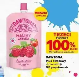 Kaufland Mus maliny jabłka Dawtona oferta