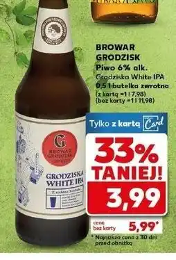 Kaufland Piwo grodziska white ipa Browar Grodzisk oferta