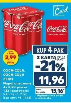 Kaufland Napój Coca-Cola Zero oferta
