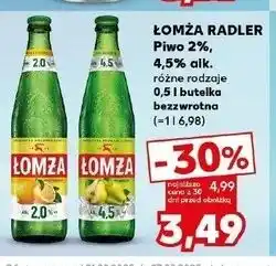 Kaufland Piwo Łomża Gruszka oferta