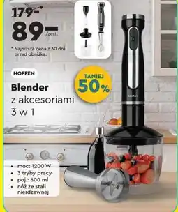 Biedronka Blender z akcesoriami 3 w 1 oferta