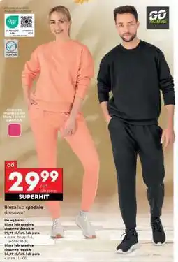 Biedronka Bluza lub spodnie dresowe oferta