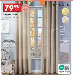 Biedronka Komplet zasłon oferta