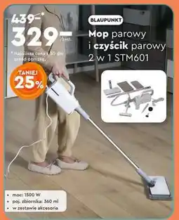 Biedronka Mop parowy i czyścik parowy 2 w 1 STM601 oferta