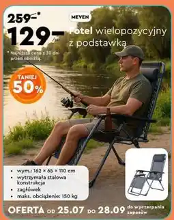 Biedronka Fotel wielopozycyjny z podstawką oferta