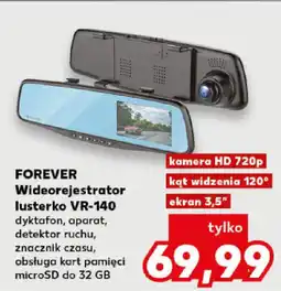 Kaufland FOREVER Wideorejestrator lusterko VR-140 oferta