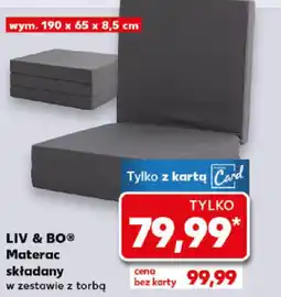 Kaufland LIV & BO Materac składany oferta