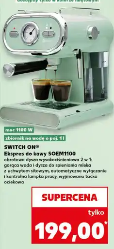 Kaufland SWITCH ON Ekspres do kawy SOEM1100 oferta