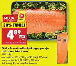Biedronka Filet z łososia atlantyckiego Marinero oferta