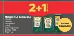 Netto Makaron rurki La Campagna oferta