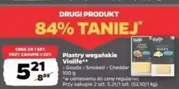 Netto Ser w plastrach cheddar Violife oferta
