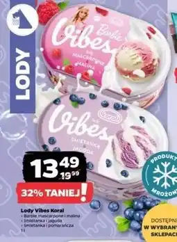 Netto Lody śmietanka i pomarańcza Koral Vibes oferta