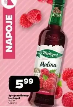 Netto Syrop malina Herbapol oferta