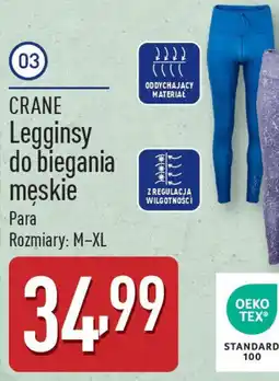 ALDI CRANE Legginsy do biegania męskie oferta