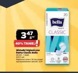 Netto Wkładki higieniczne Bella Panty Classic oferta