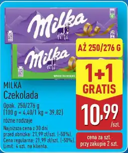 ALDI MILKA Czekolada oferta