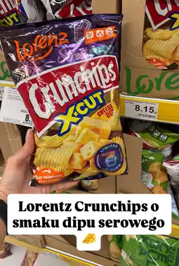 Dino Chipsy Crunchips X-Cut o smaku dipu serowego Lorentz oferta