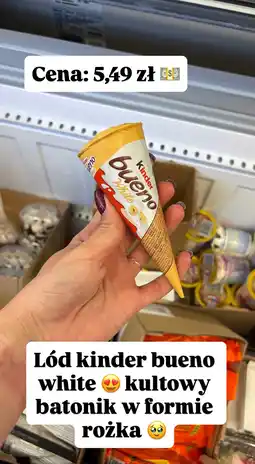 Dino Lody rożek Kinder Bueno White Ferrero oferta