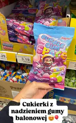 Dino Cukierki karmelki Space Bubble Gum z nadzieniem gumy balonowej Roksana oferta